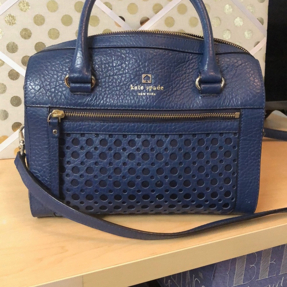 Kate Spade Delaney Perri Lane Bubbles Navy